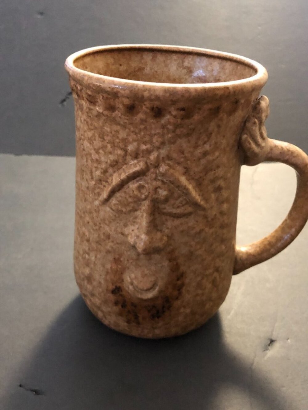 1970's Vintage Funny Face Mug EUC POTTERY CRAFT USA